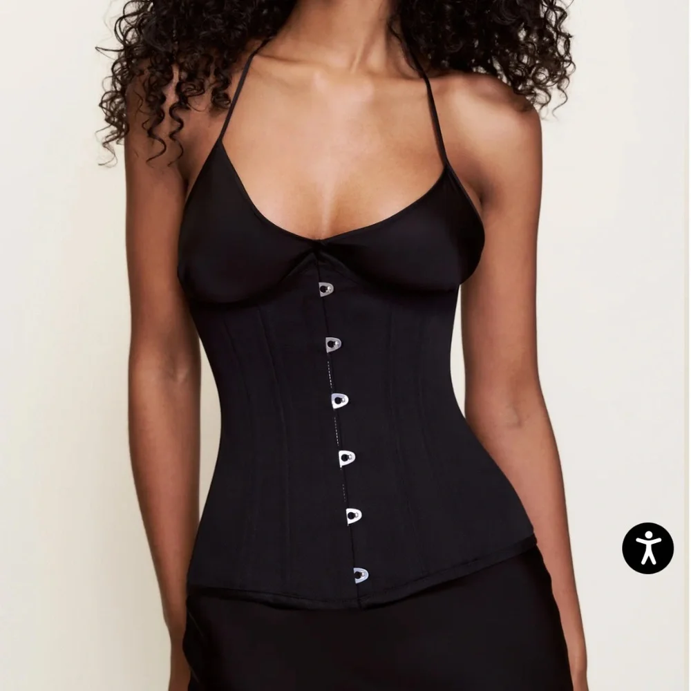 Guizio Black Lorient Waist Corset, Sz. SM. **NWT** - Picture 4 of 9